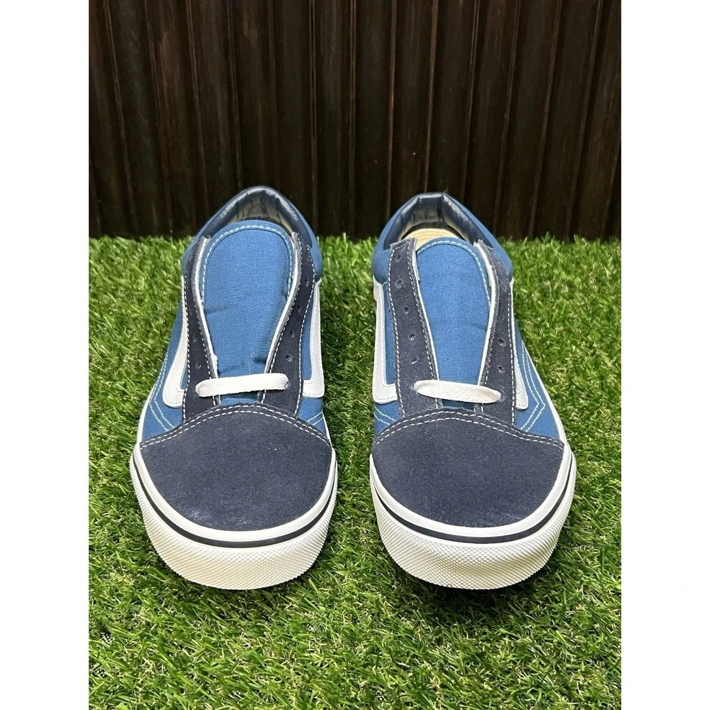 Size 6.5 Y - Vans Old Skool Navy True White Sneakers Unisex VN000D2VNVY